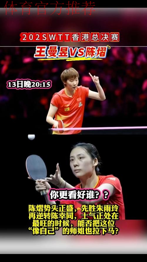 世乒联总决赛女单半决赛:陈熠VS王曼昱 世乒联总决赛女单半决赛:陈熠VS王曼昱